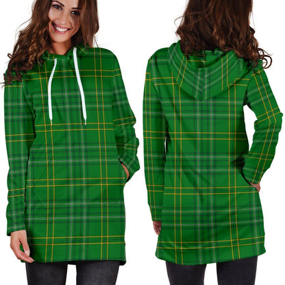 Wexford County Tartan Plaid Hoodie Dress