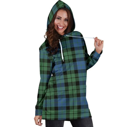 MacKay Ancient Tartan Plaid Hoodie Dress