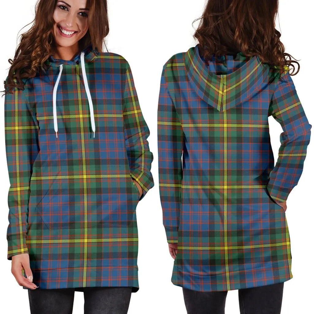 MacSporran Ancient Tartan Plaid Hoodie Dress