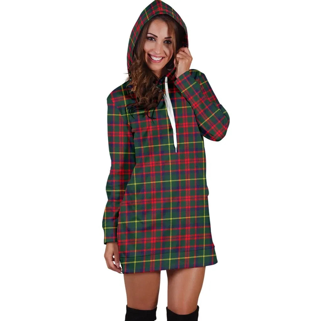 MacKintosh Hunting Modern Tartan Plaid Hoodie Dress