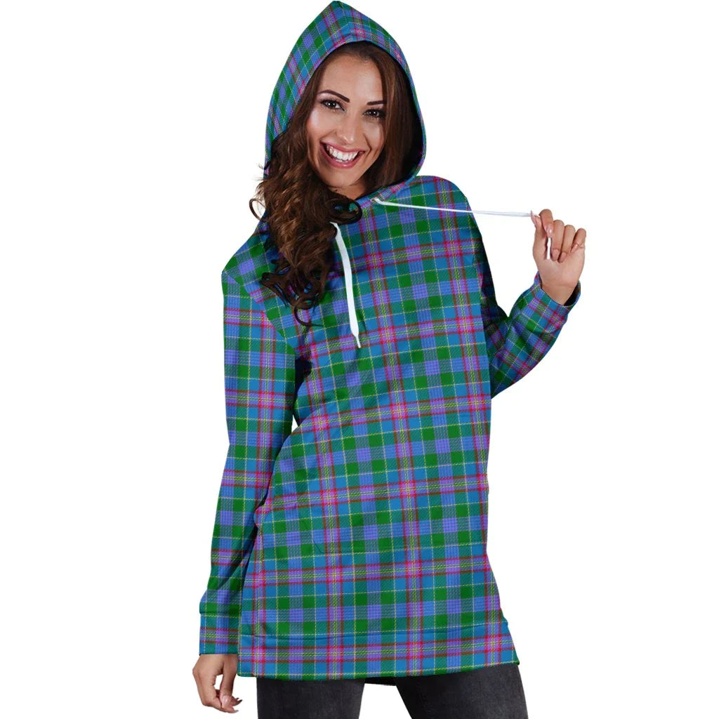 Pitcairn Hunting Tartan Plaid Hoodie Dress