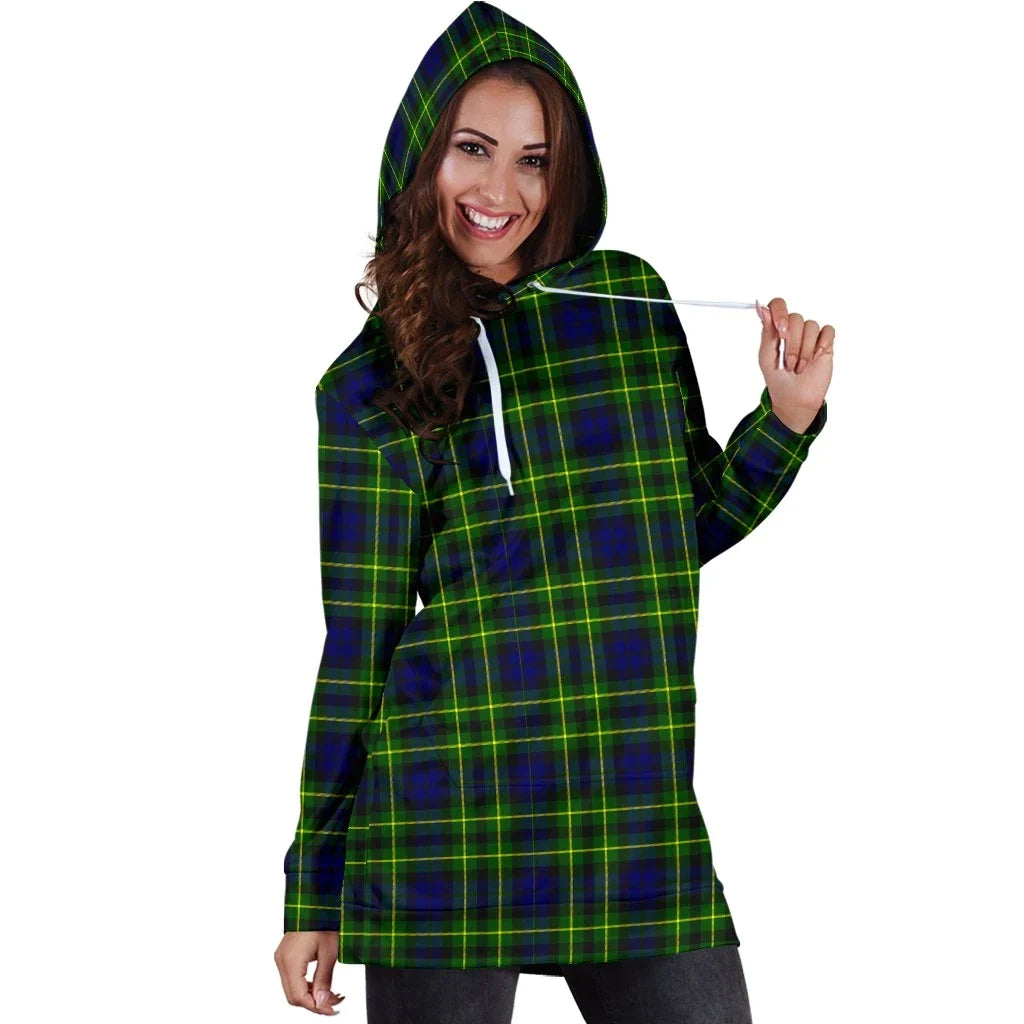 Campbell of Breadalbane Modern Tartan Plaid Hoodie Dress