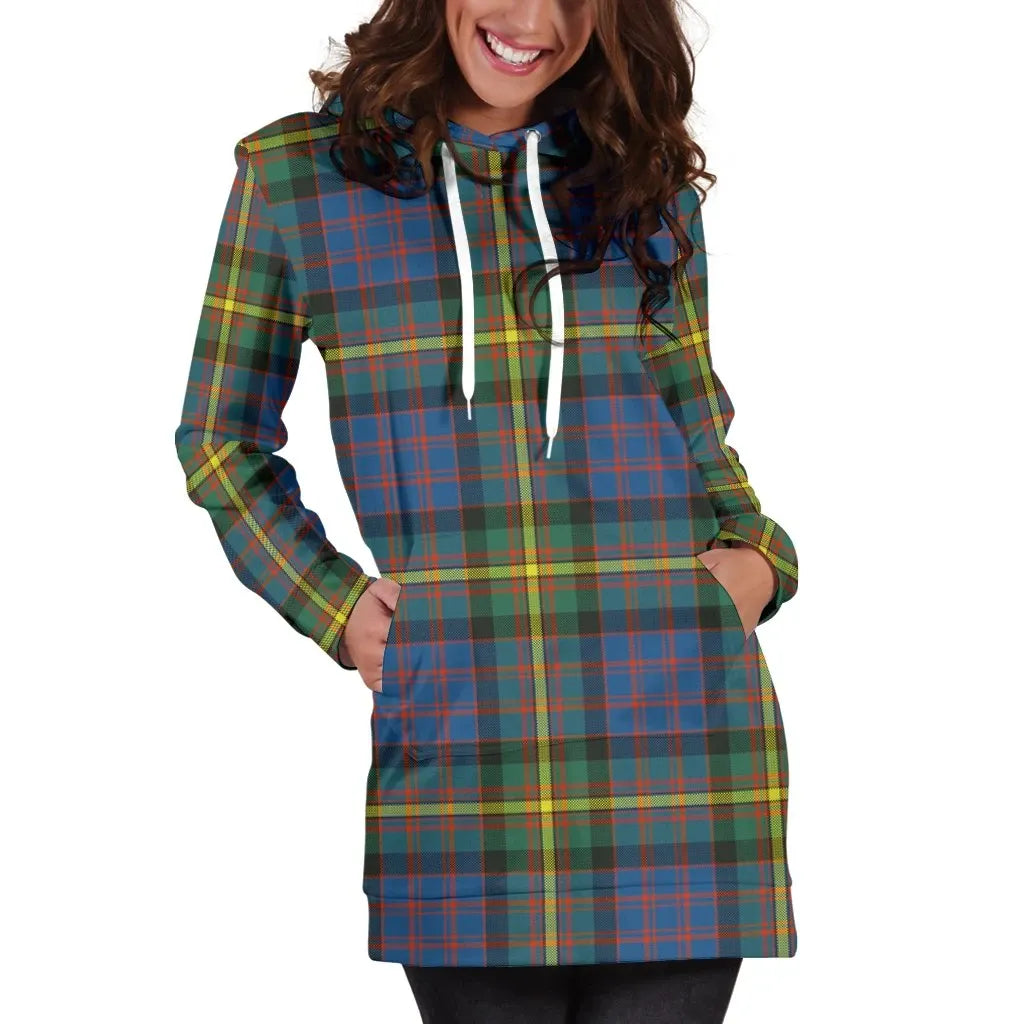 MacSporran Ancient Tartan Plaid Hoodie Dress