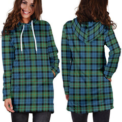MacEwen Ancient Tartan Plaid Hoodie Dress