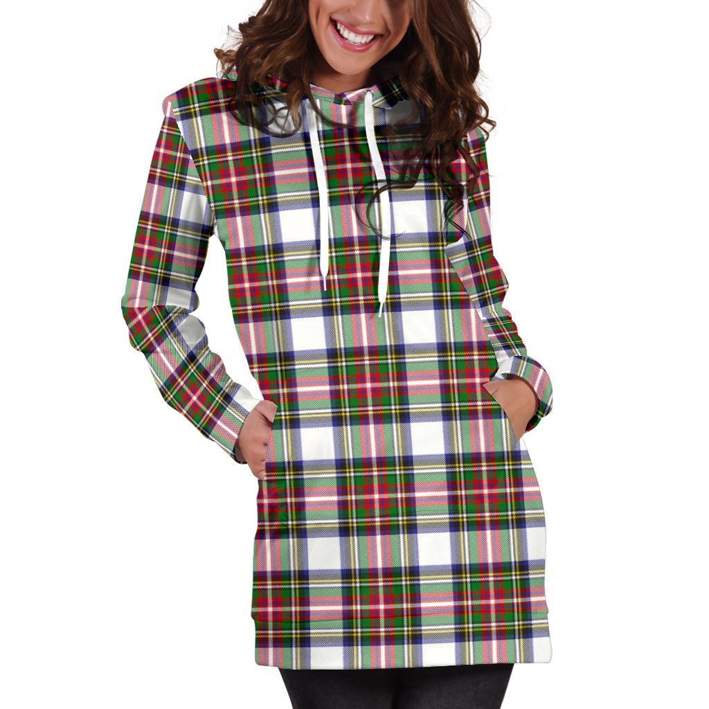 Stewart Dress Modern Tartan Plaid Hoodie Dress