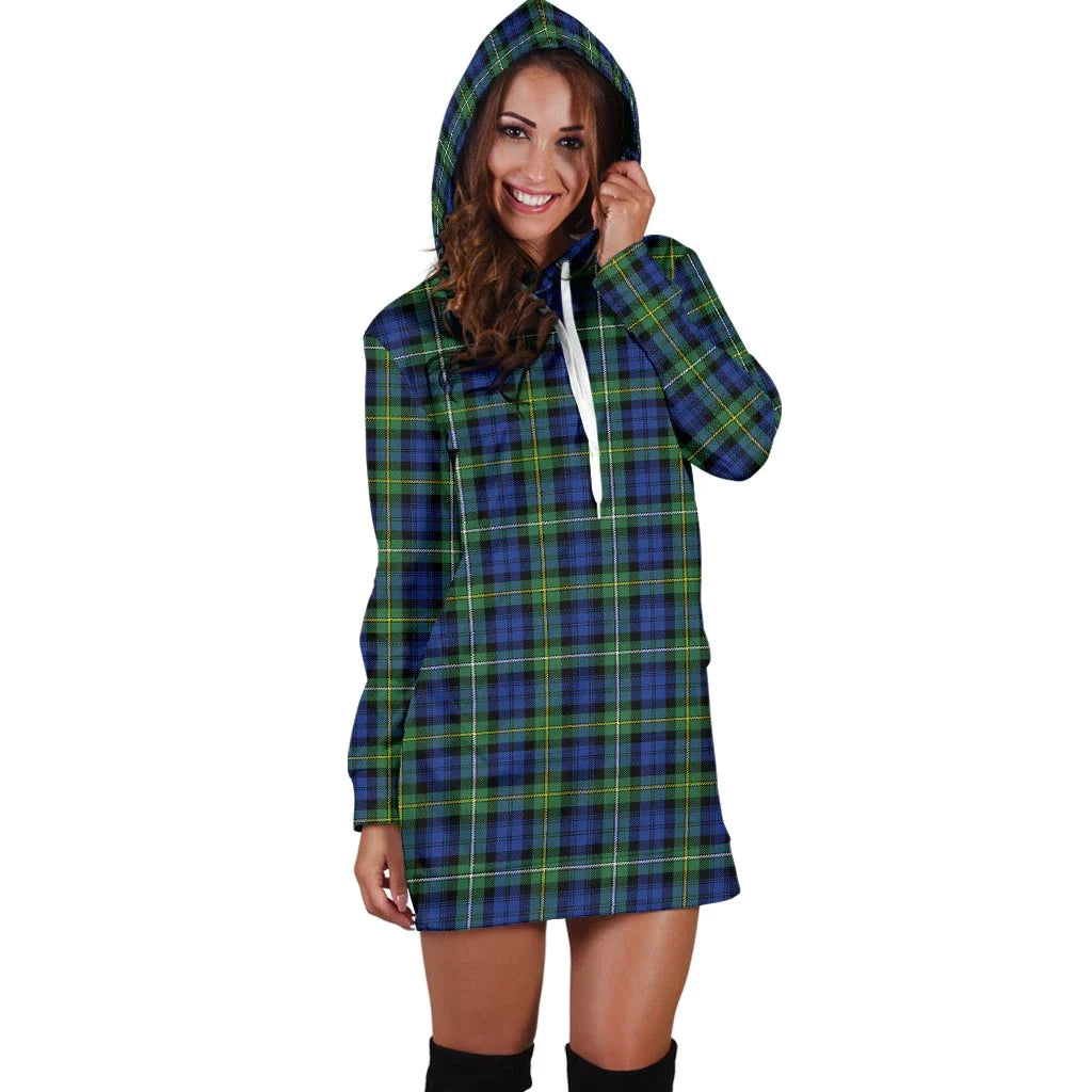 Campbell Argyll Ancient Tartan Plaid Hoodie Dress