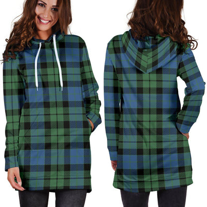 MacKay Ancient Tartan Plaid Hoodie Dress