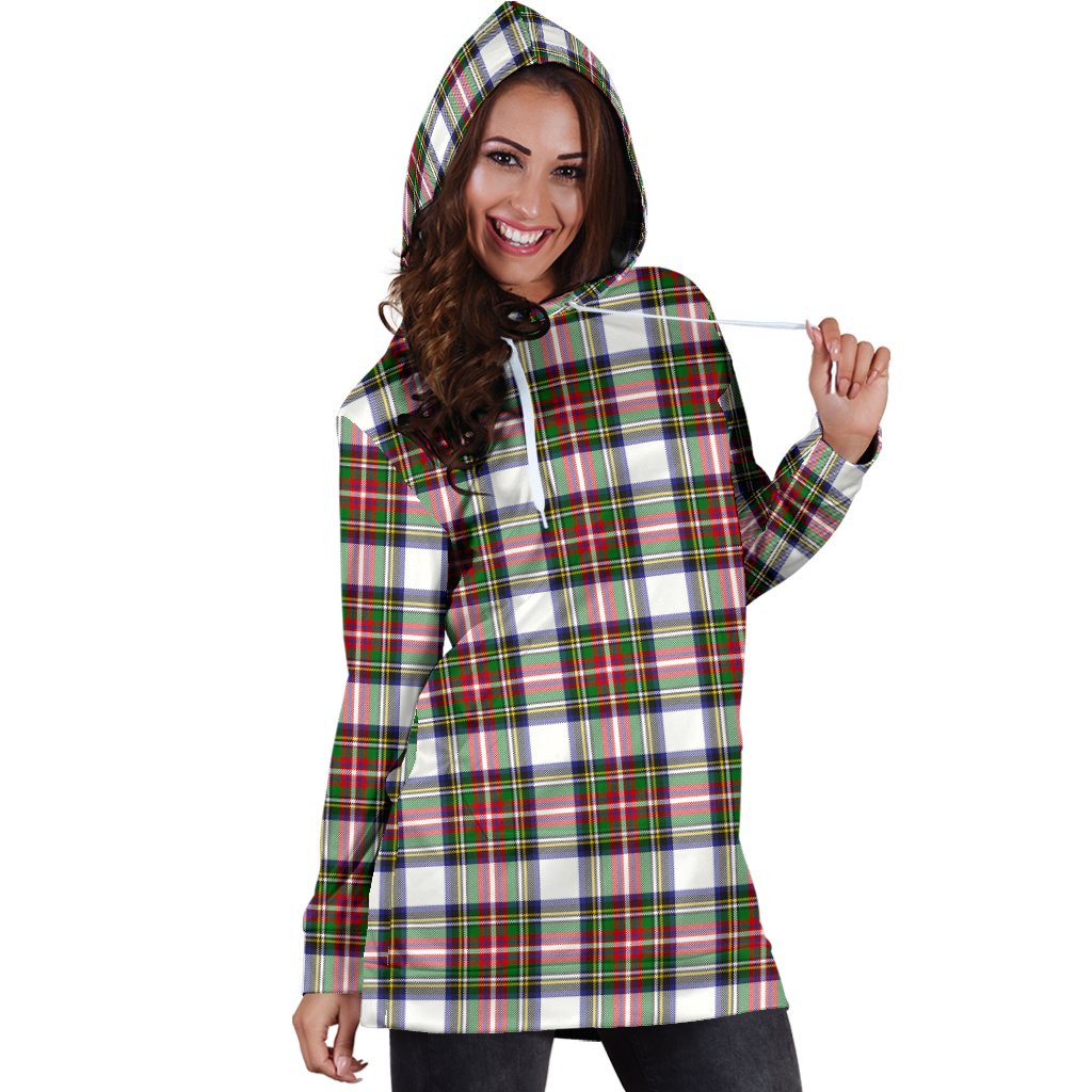 Stewart Dress Modern Tartan Plaid Hoodie Dress