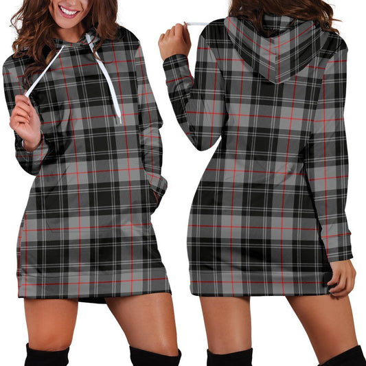 Moffat Modern Tartan Plaid Hoodie Dress