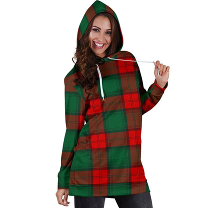 Stewart Atholl Modern Tartan Plaid Hoodie Dress