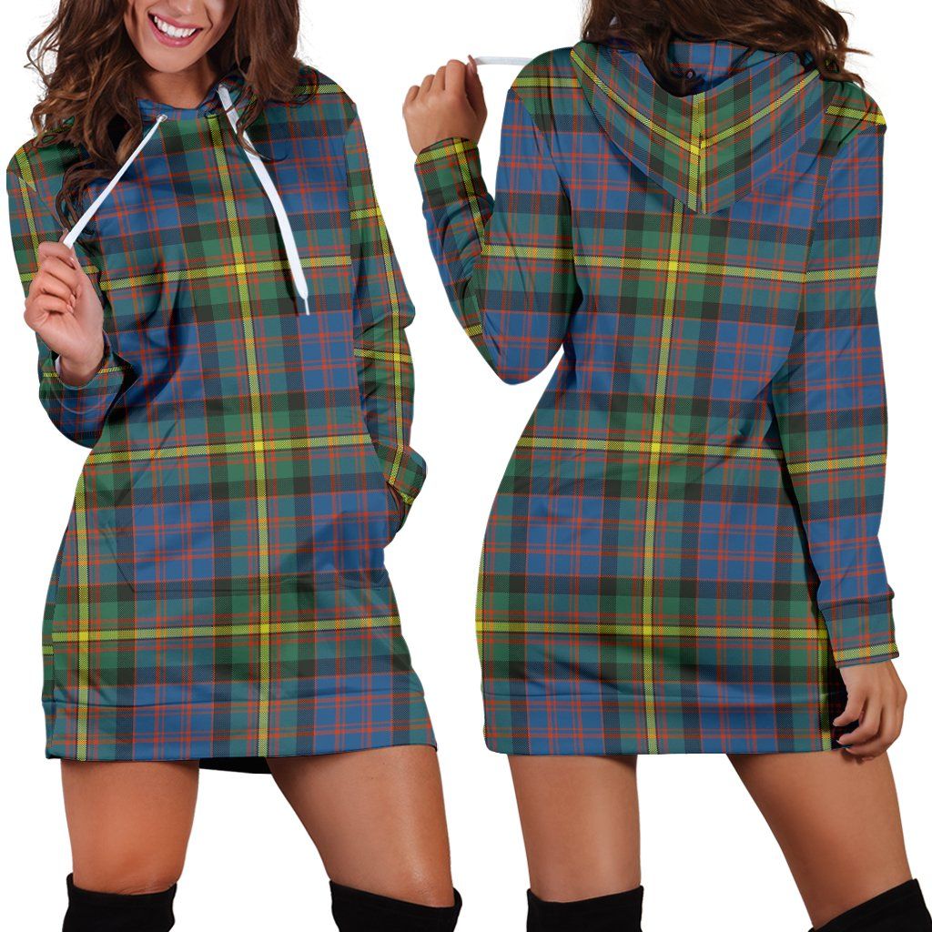 MacSporran Ancient Tartan Plaid Hoodie Dress