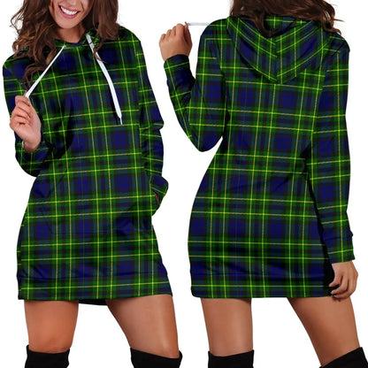 Campbell of Breadalbane Modern Tartan Plaid Hoodie Dress