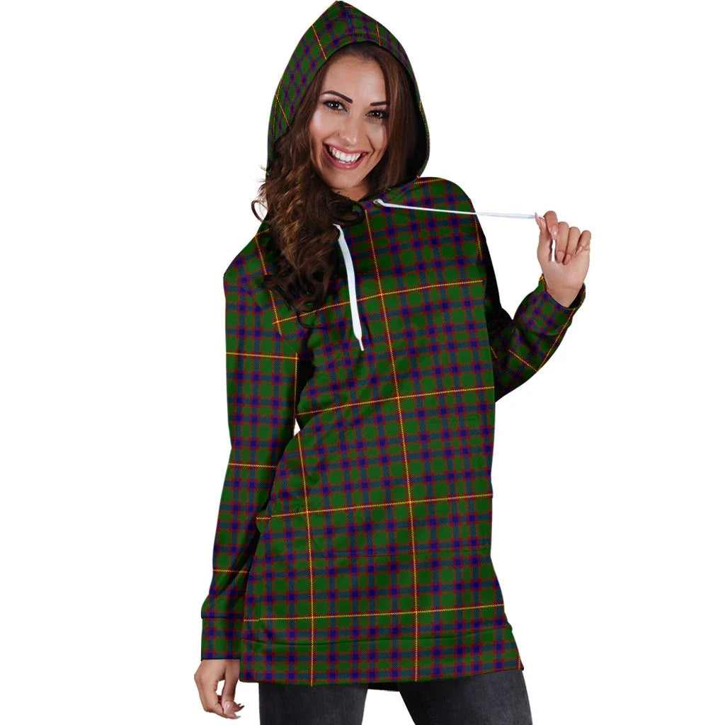 Hall Tartan Plaid Hoodie Dress