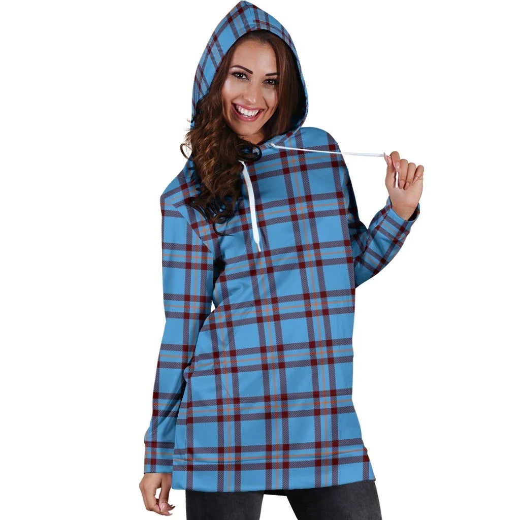 Elliot Ancient Tartan Plaid Hoodie Dress