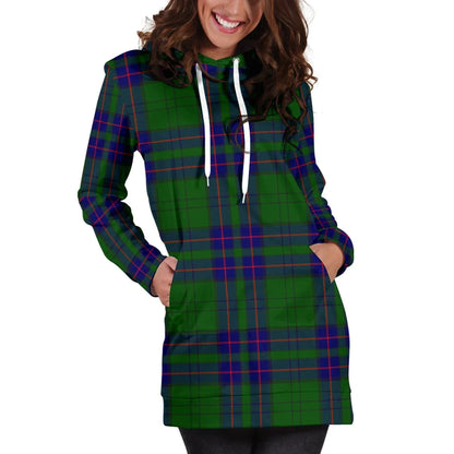 Lockhart Modern Tartan Plaid Hoodie Dress