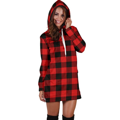 Rob Roy MacGregor Modern Tartan Plaid Hoodie Dress