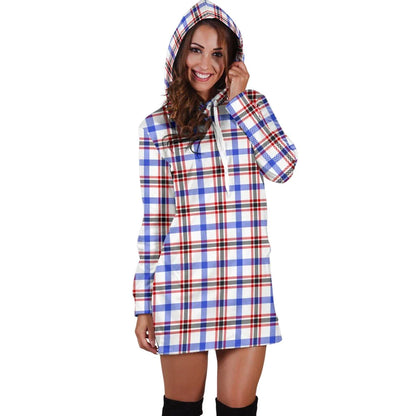 Boswell Modern Tartan Plaid Hoodie Dress