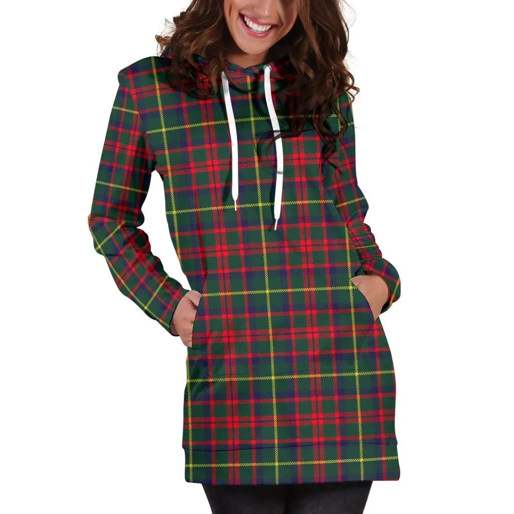 MacKintosh Hunting Modern Tartan Plaid Hoodie Dress