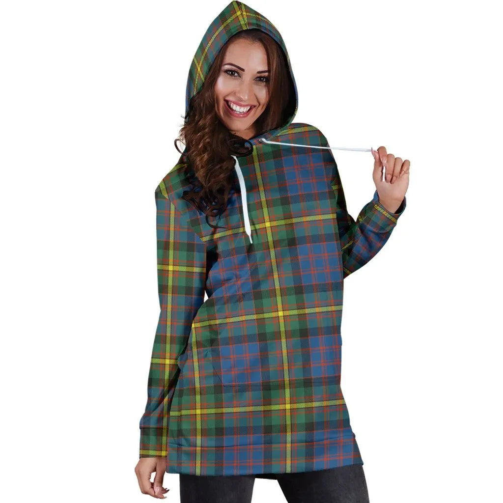 MacSporran Ancient Tartan Plaid Hoodie Dress