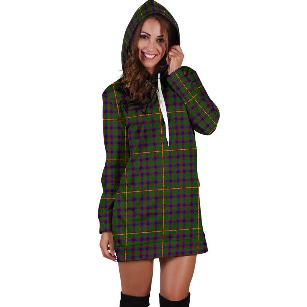 Hall Tartan Plaid Hoodie Dress