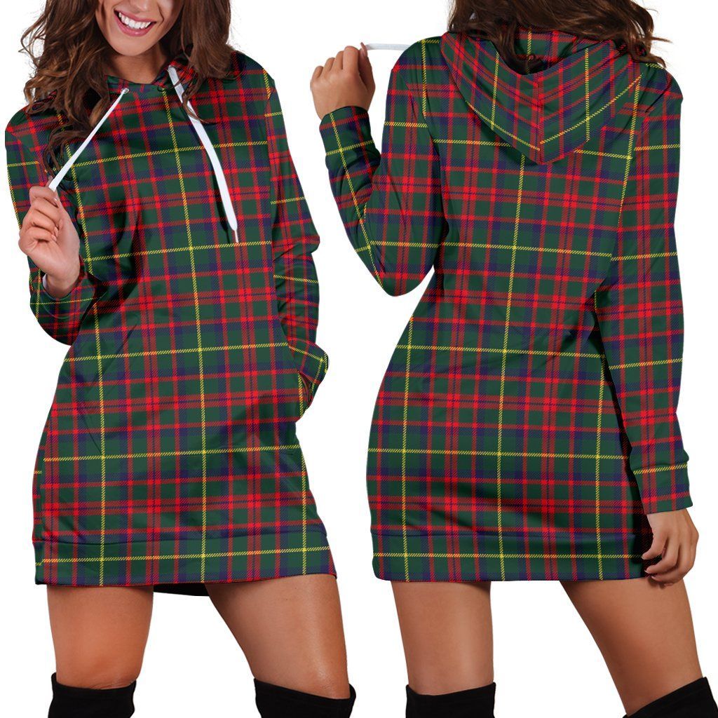 MacKintosh Hunting Modern Tartan Plaid Hoodie Dress