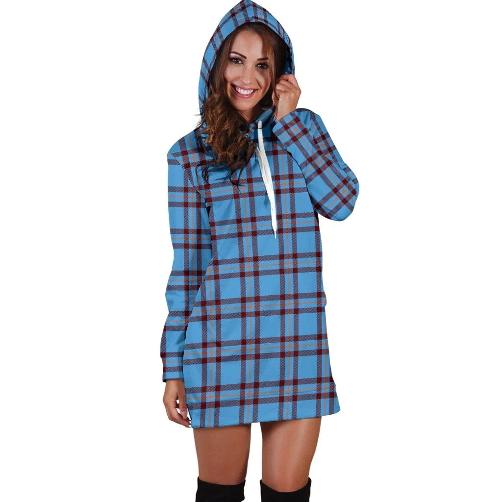 Elliot Ancient Tartan Plaid Hoodie Dress