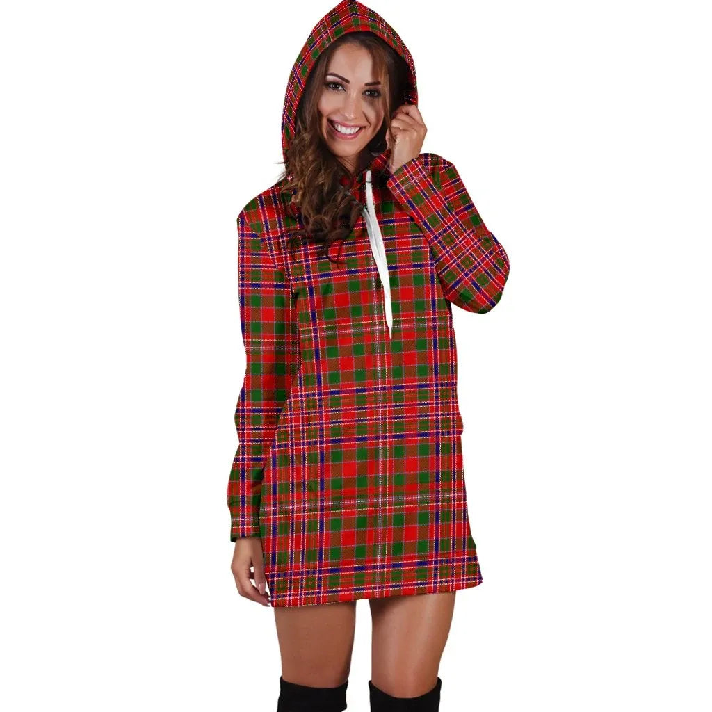 MacAlister Modern Tartan Plaid Hoodie Dress