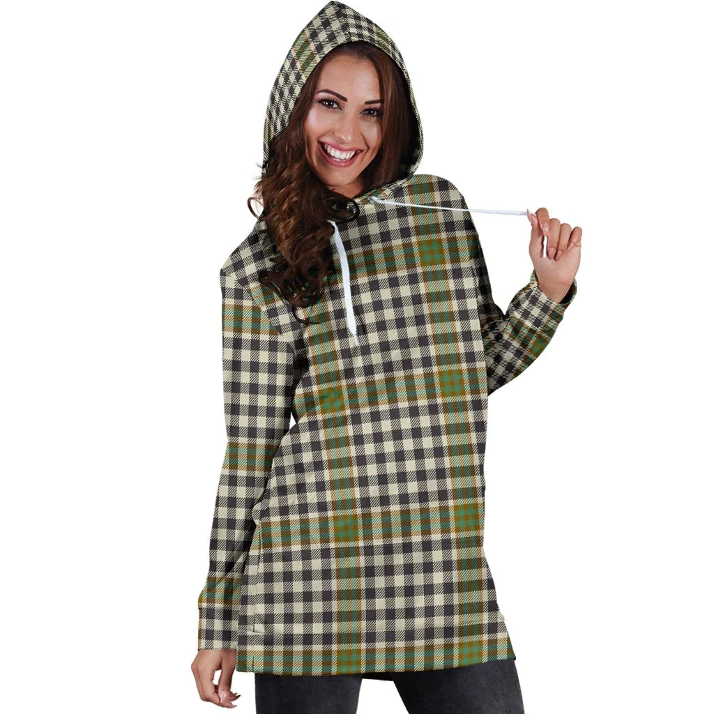 Burns Check Tartan Plaid Hoodie Dress