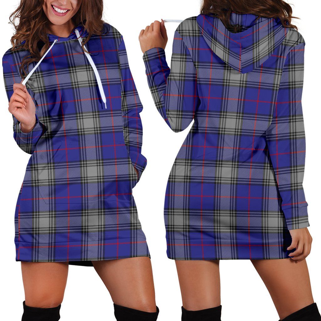 Kinnaird Tartan Plaid Hoodie Dress