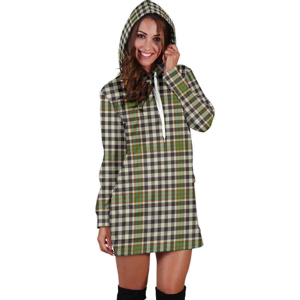 Burns Check Tartan Plaid Hoodie Dress