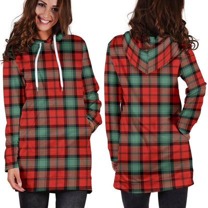 Kerr Ancient Tartan Plaid Hoodie Dress