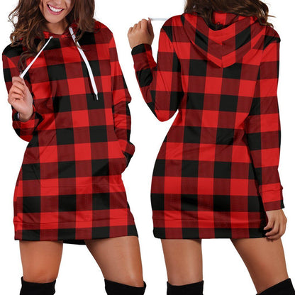 Rob Roy MacGregor Modern Tartan Plaid Hoodie Dress