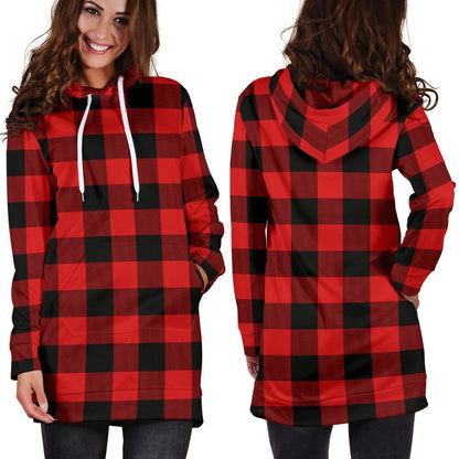 Rob Roy MacGregor Modern Tartan Plaid Hoodie Dress