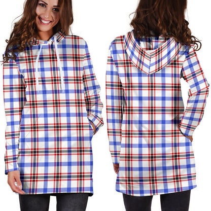 Boswell Modern Tartan Plaid Hoodie Dress