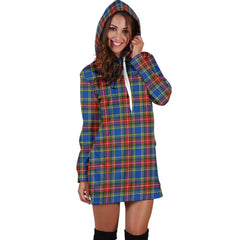 MacBeth Modern Tartan Plaid Hoodie Dress