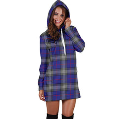 Kinnaird Tartan Plaid Hoodie Dress