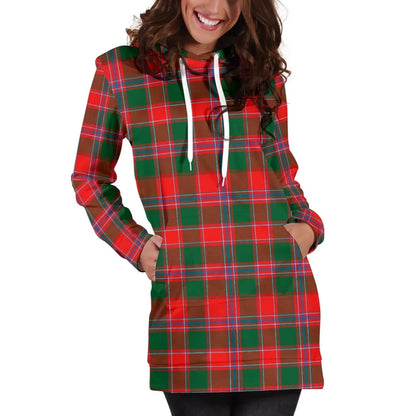 Dalziel Modern Tartan Plaid Hoodie Dress