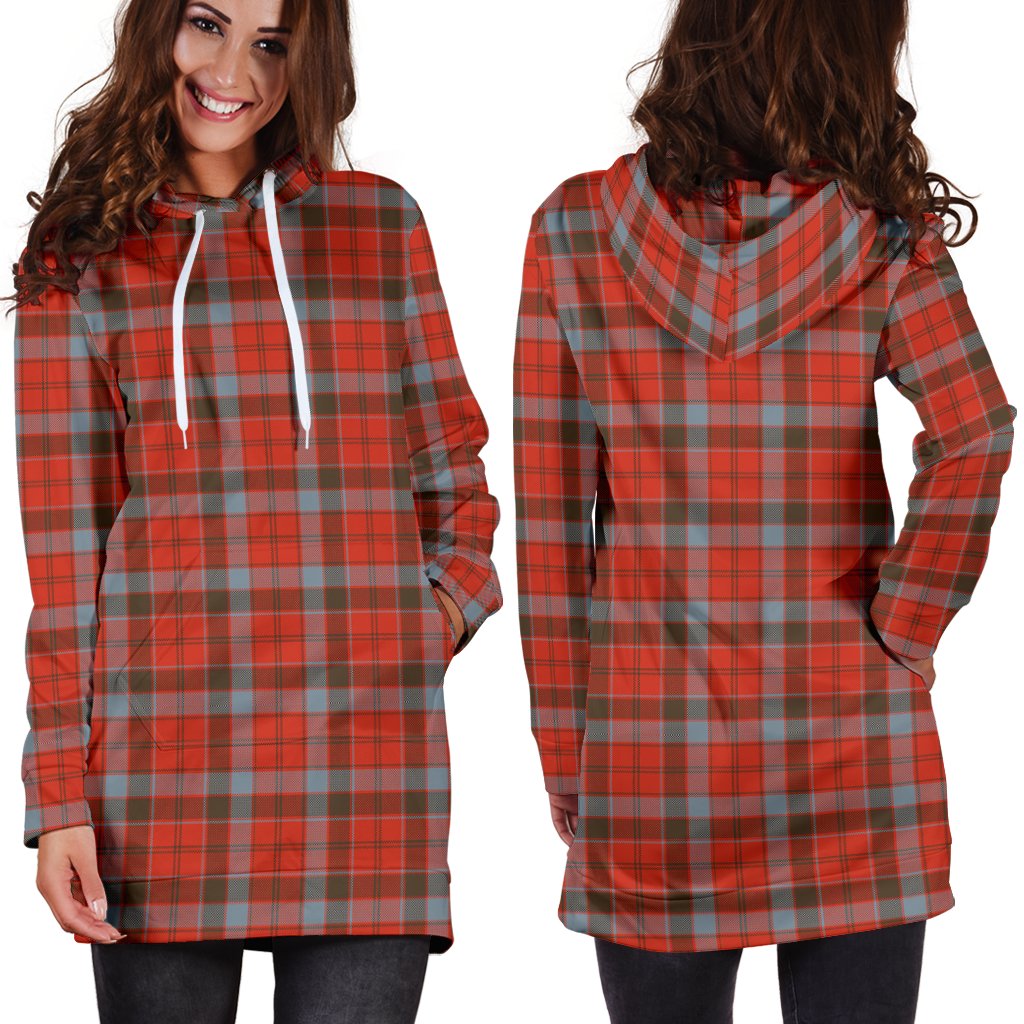 Robertson Weathered Tartan Plaid Hoodie Dress