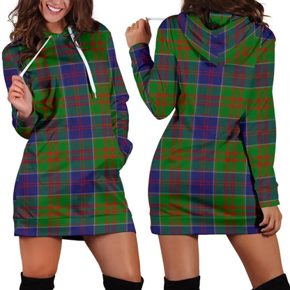 Stewart of Appin Hunting Modern Tartan Plaid Hoodie Dress