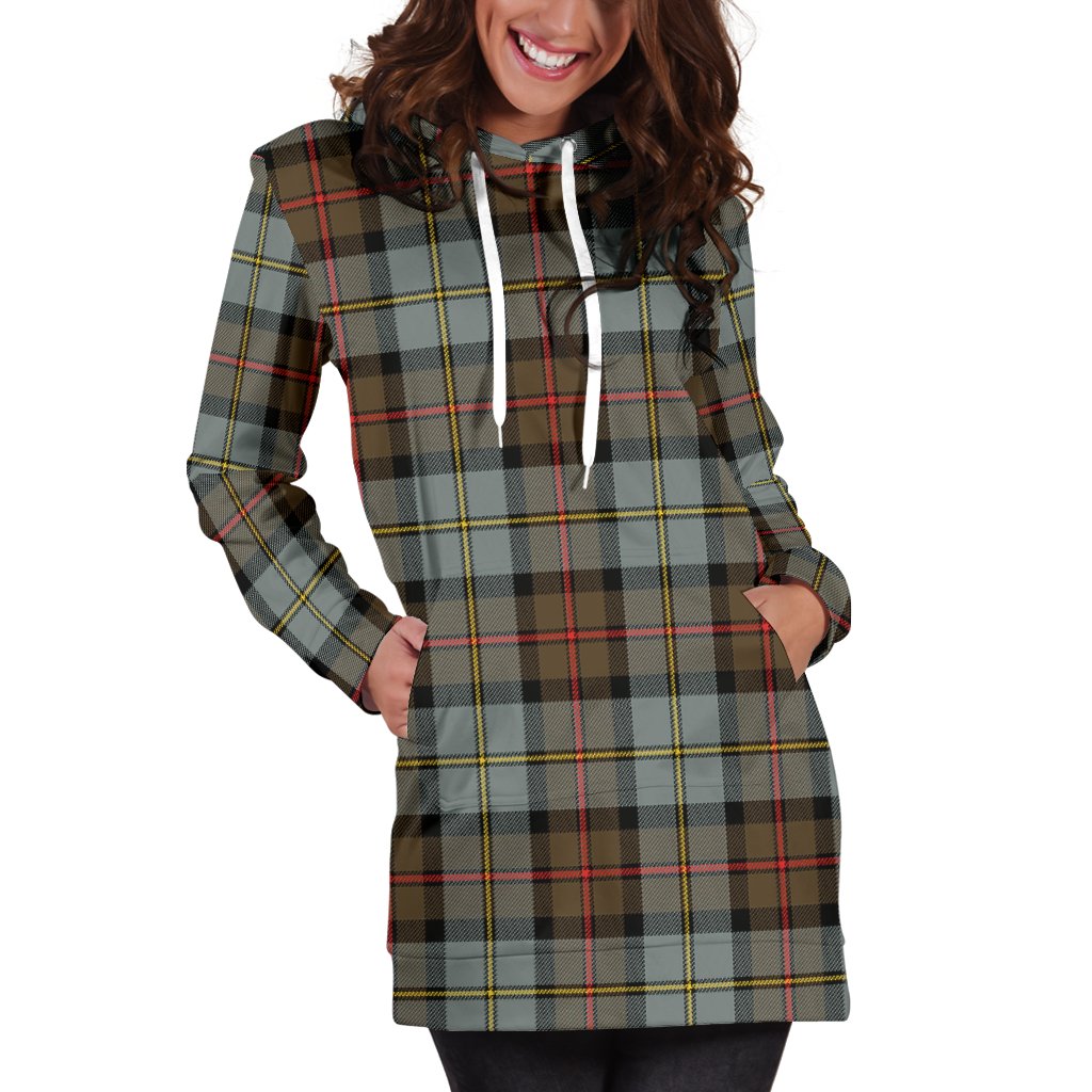 MacLeod of Harris Weathered Tartan Plaid Hoodie Dress