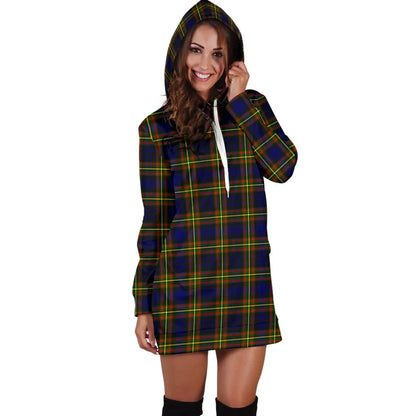 MacLellan Modern Tartan Plaid Hoodie Dress