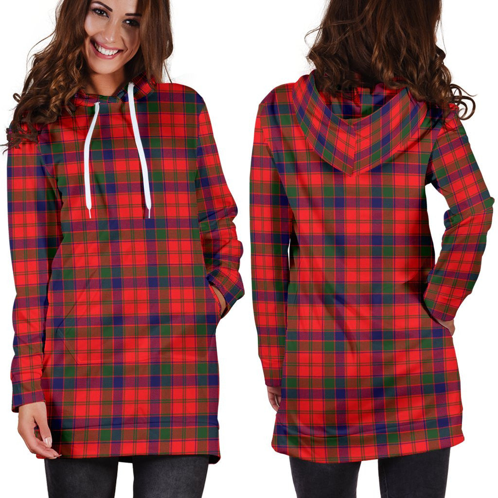 Robertson Modern Tartan Plaid Hoodie Dress