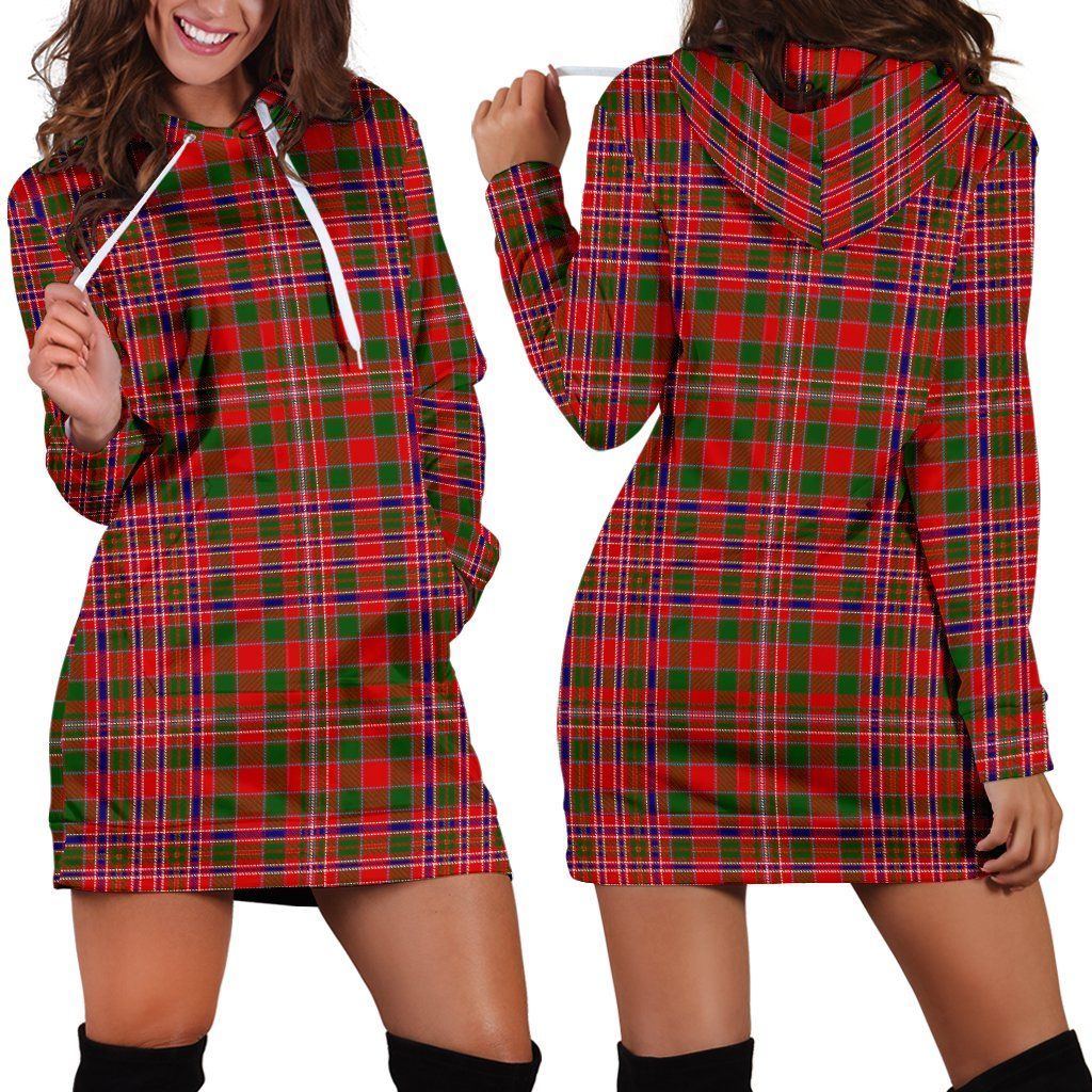 MacAlister Modern Tartan Plaid Hoodie Dress