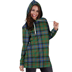 Cochrane Ancient Tartan Plaid Hoodie Dress