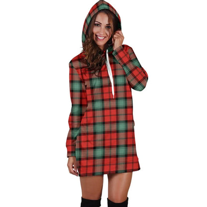 Kerr Ancient Tartan Plaid Hoodie Dress