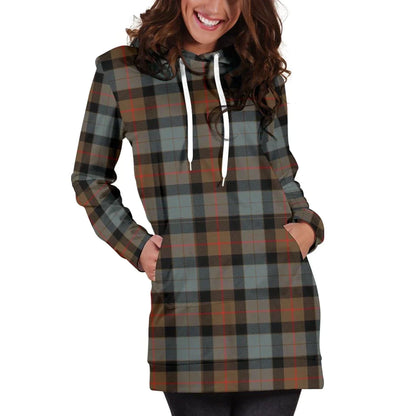 Gunn Weathered Tartan Plaid Hoodie Dress