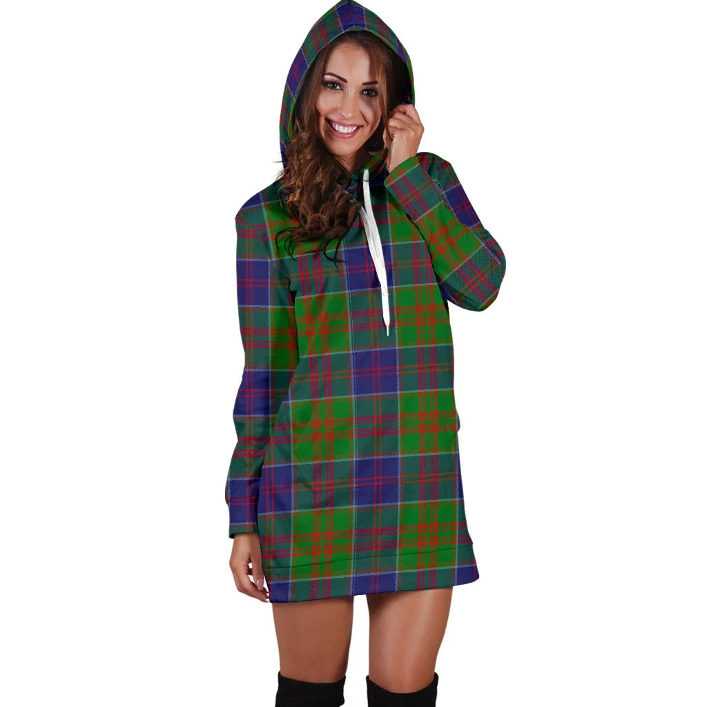 Stewart of Appin Hunting Modern Tartan Plaid Hoodie Dress