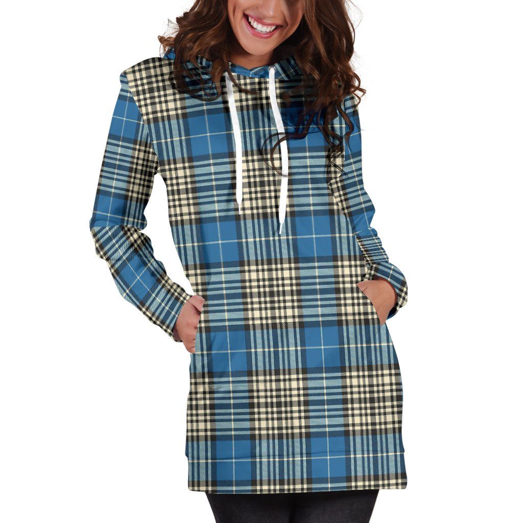 Napier Ancient Tartan Plaid Hoodie Dress