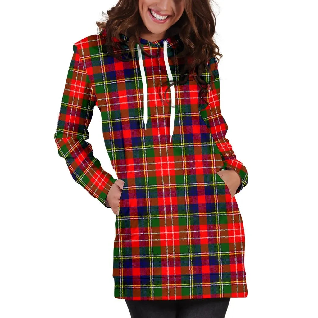 Christie Tartan Plaid Hoodie Dress