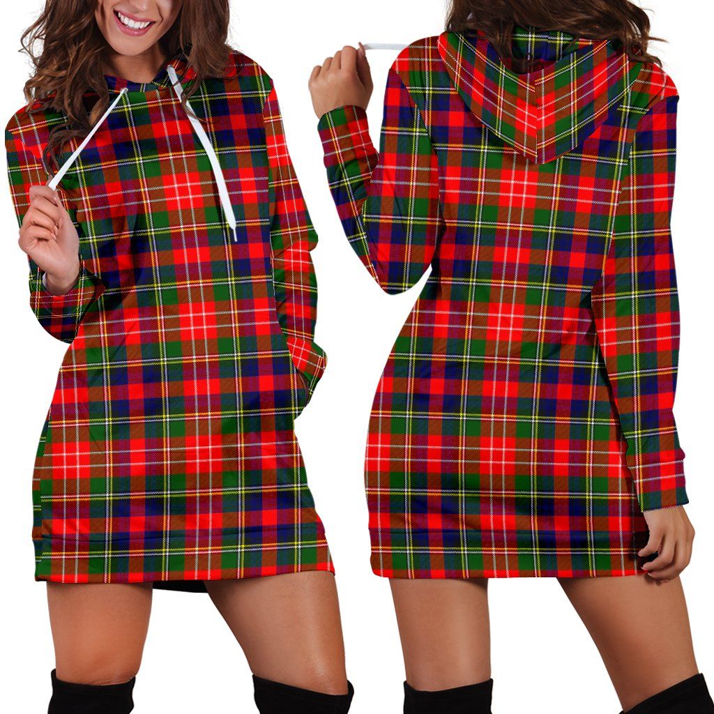 Christie Tartan Plaid Hoodie Dress